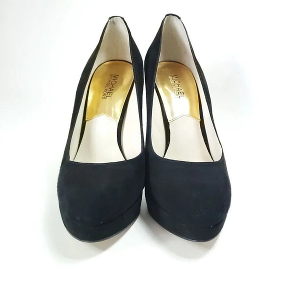 Michael Michael Kors York Suede Pumps Women’s Size 9M Black Stiletto High Heels - Picture 8 of 14
